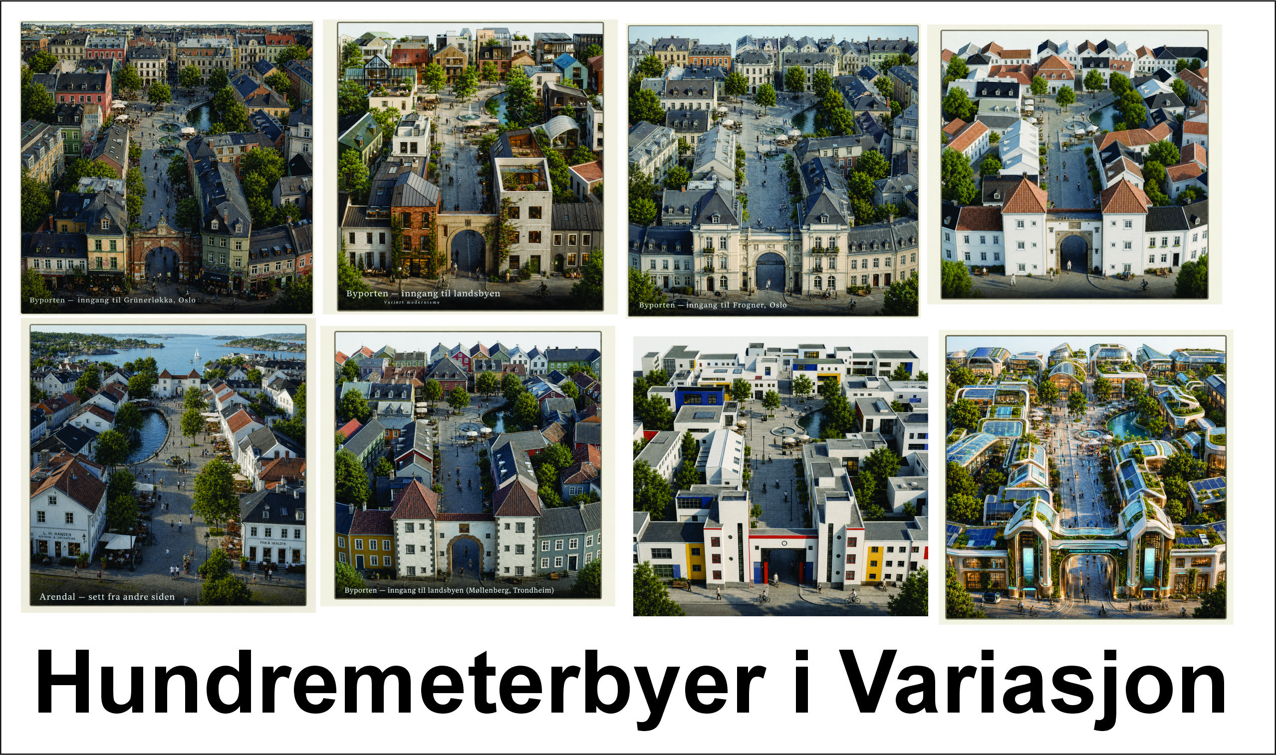 Hundremeterbyer i variasjon